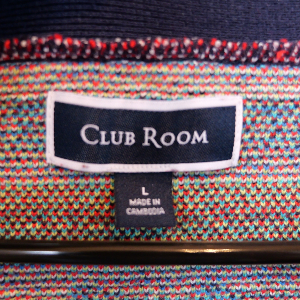 Club Room Multicolor Patterned Men's Cardigan - Picture 4 of 6